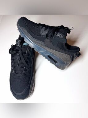 Nike Air Max Men’s Terrascape 90 "Black/Black" Athletic Shoes Size- 9